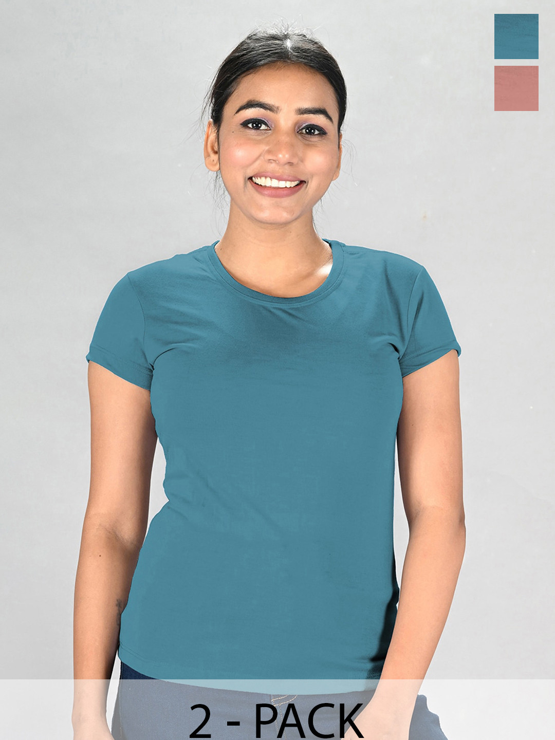 LUX NITRO Pack Of 2 Round Neck T-shirt, Rose gold
LUX NITRO Pack Of 2 Round Neck T-shirt, Rose gold