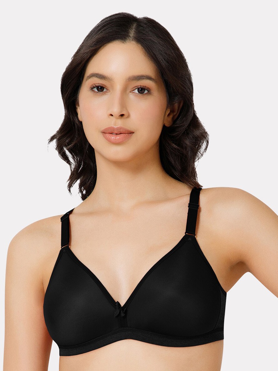 NAIDU HALL Full Coverage Seamless Lightly Padded Cotton Everyday Bra With All Day Comfort, Black
NAIDU HALL Full Coverage Seamless Lightly Padded Cotton Everyday Bra With All Day Comfort, Black