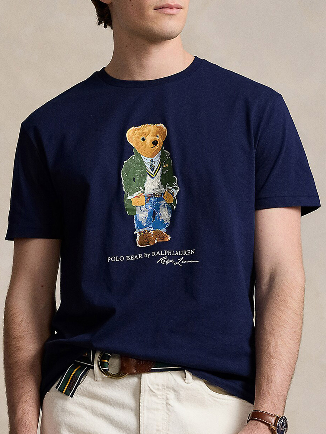 Polo Ralph Lauren Graphic Printed Round Neck Short Sleeves Cotton Tshirts, Navy blue
Polo Ralph Lauren Graphic Printed Round Neck Short Sleeves Cotton Tshirts, Navy blue