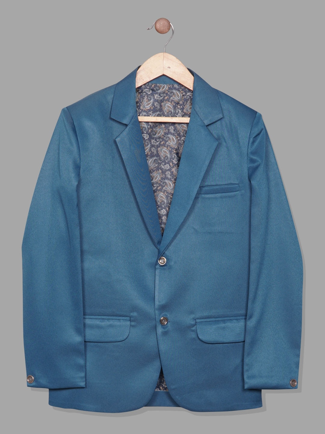 RIKIDOOS Boys Tailored-Fit Notched Lapel Collar Lightweight Single Breasted Cotton Blazer, Blue
RIKIDOOS Boys Tailored-Fit Notched Lapel Collar Lightweight Single Breasted Cotton Blazer, Blue