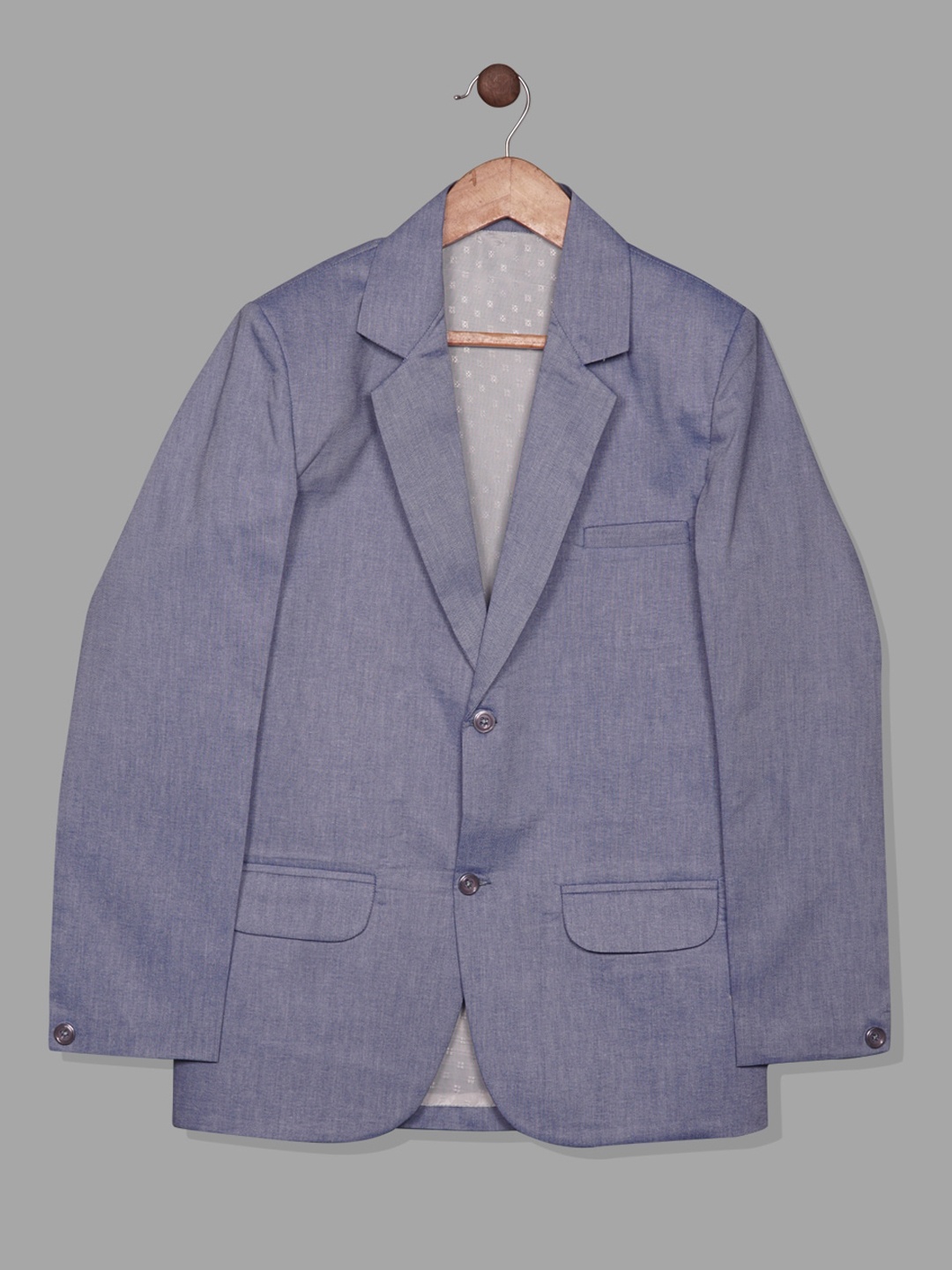 RIKIDOOS Boys Tailored-Fit Notched Lapel Collar Lightweight Single Breasted Cotton Blazer, Blue
RIKIDOOS Boys Tailored-Fit Notched Lapel Collar Lightweight Single Breasted Cotton Blazer, Blue