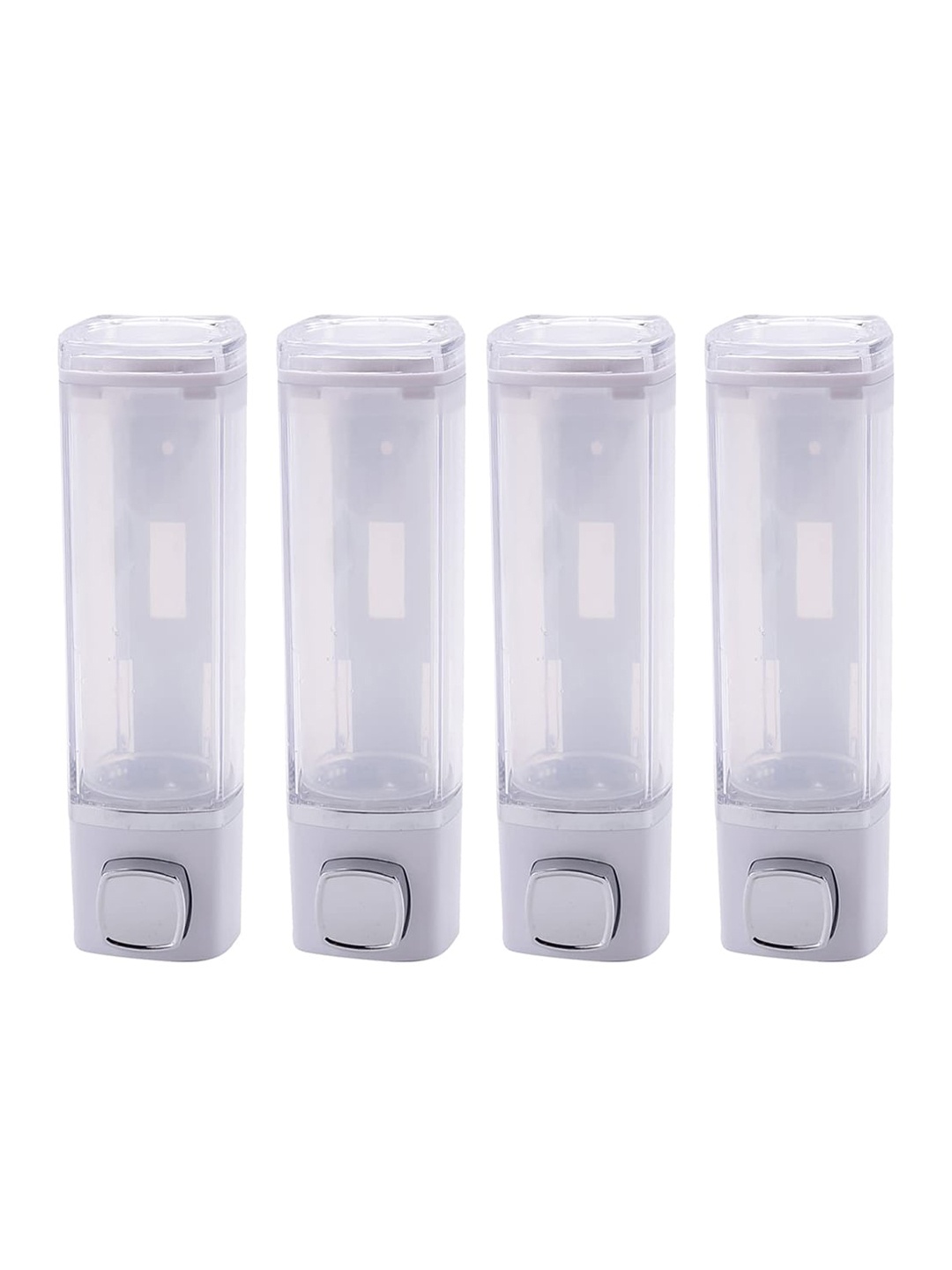 Kuber Industries White 4 Pieces Manual Shampoo & Soap Dispenser Bathroom Accessories 250ml
Kuber Industries White 4 Pieces Manual Shampoo & Soap Dispenser Bathroom Accessories 250ml