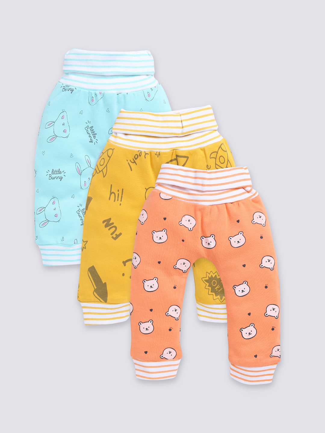 Moms Love Infants Kids Pack Of 3 Conversational Printed Pure Cotton Mid Rise Joggers, Blue
Moms Love Infants Kids Pack Of 3 Conversational Printed Pure Cotton Mid Rise Joggers, Blue