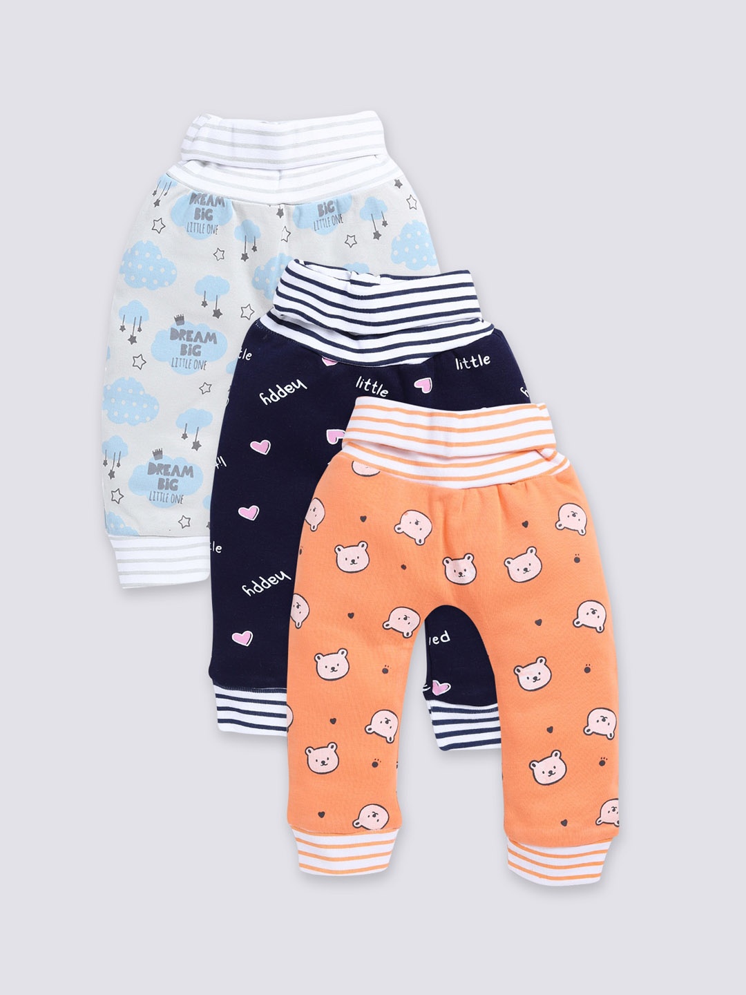 Moms Love Infants Kids Pack Of 3 Conversational Printed Pure Cotton Mid Rise Joggers, Peach
Moms Love Infants Kids Pack Of 3 Conversational Printed Pure Cotton Mid Rise Joggers, Peach