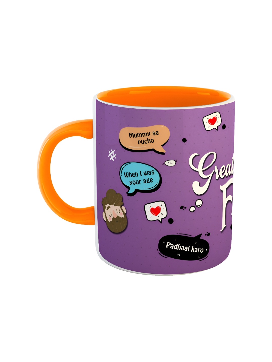 ARTBUG Orange & White Printed Ceramic Glossy Dishwasher And Microwave Safe Mug 350ml
ARTBUG Orange & White Printed Ceramic Glossy Dishwasher And Microwave Safe Mug 350ml