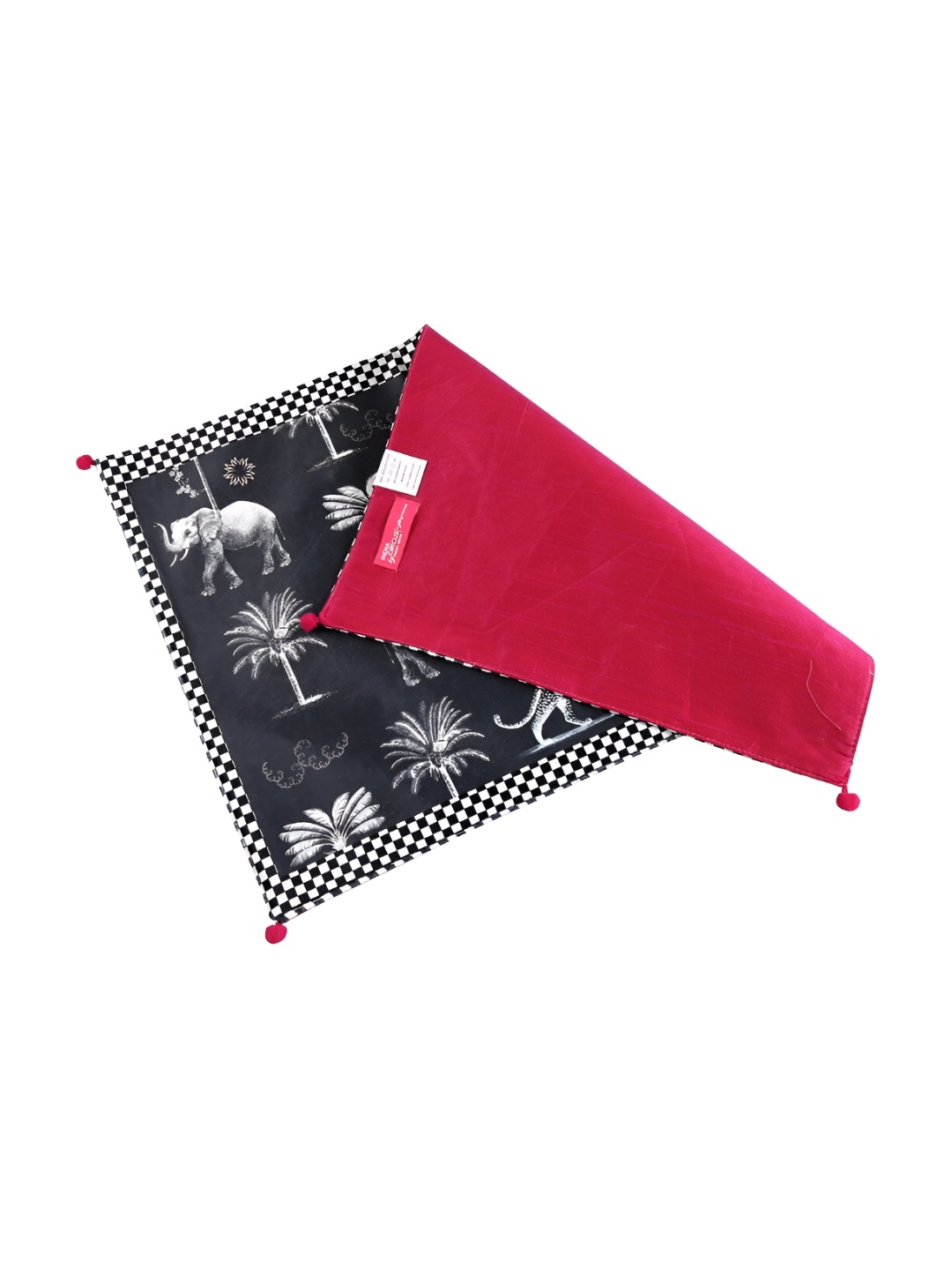 India Circus by Krsnaa Mehta Black Animalia Creations Printed Micro Velvet Table Mats
India Circus by Krsnaa Mehta Black Animalia Creations Printed Micro Velvet Table Mats
