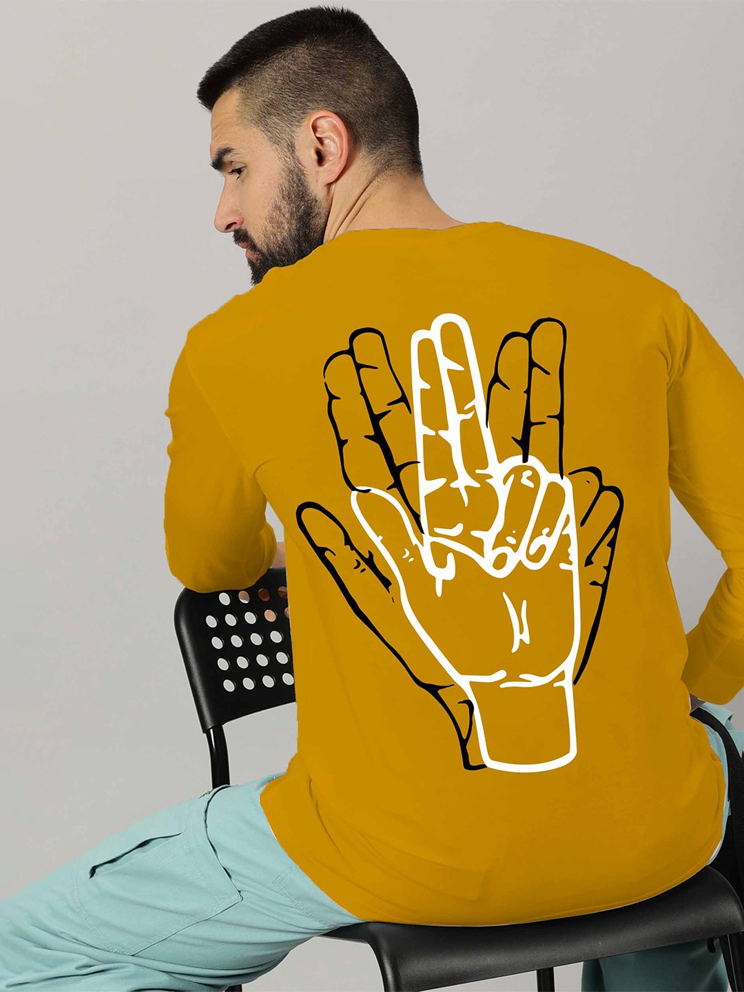 AUSK Graphic Printed Cotton Round Neck Long Sleeves Pockets Casual T-shirt, Mustard
AUSK Graphic Printed Cotton Round Neck Long Sleeves Pockets Casual T-shirt, Mustard