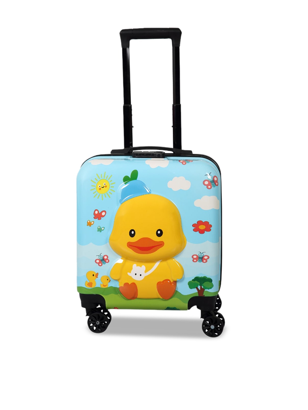Polo Class Kids Printed 18 Inches Hard Sided Medium Trolley Bag With 360-Degree Rotation, Blue
Polo Class Kids Printed 18 Inches Hard Sided Medium Trolley Bag With 360-Degree Rotation, Blue