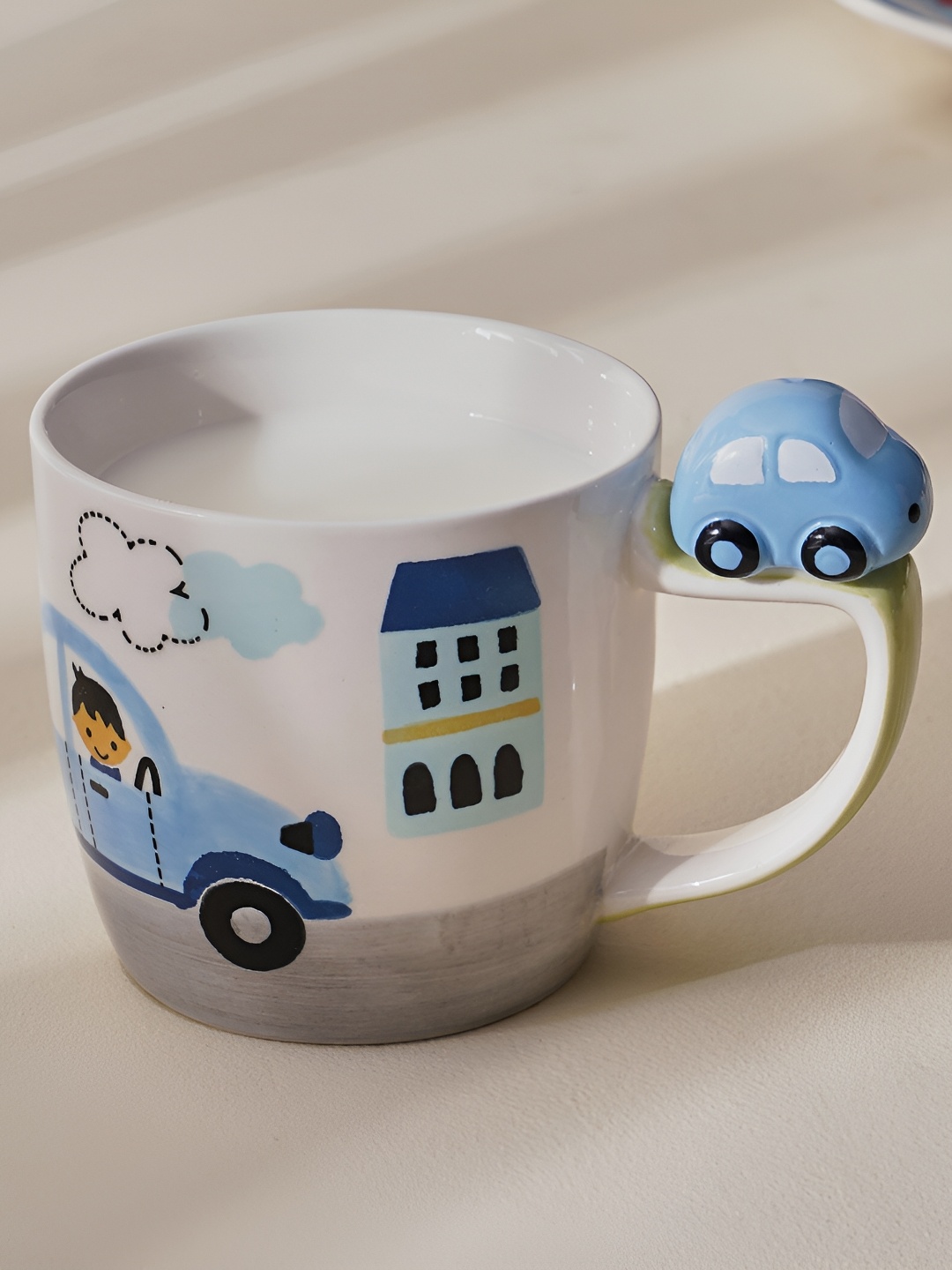 Home Centre White & Blue Slate Kids Stoneware Printed Matte Dishwasher Safe Mug 295 ml
Home Centre White & Blue Slate Kids Stoneware Printed Matte Dishwasher Safe Mug 295 ml