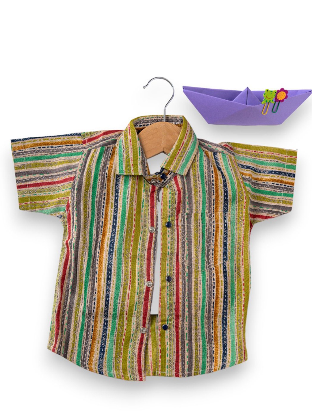 BAESD Boys Relaxed Striped Organic Cotton Spread Collar Oversized Casual Shirt, Green
BAESD Boys Relaxed Striped Organic Cotton Spread Collar Oversized Casual Shirt, Green