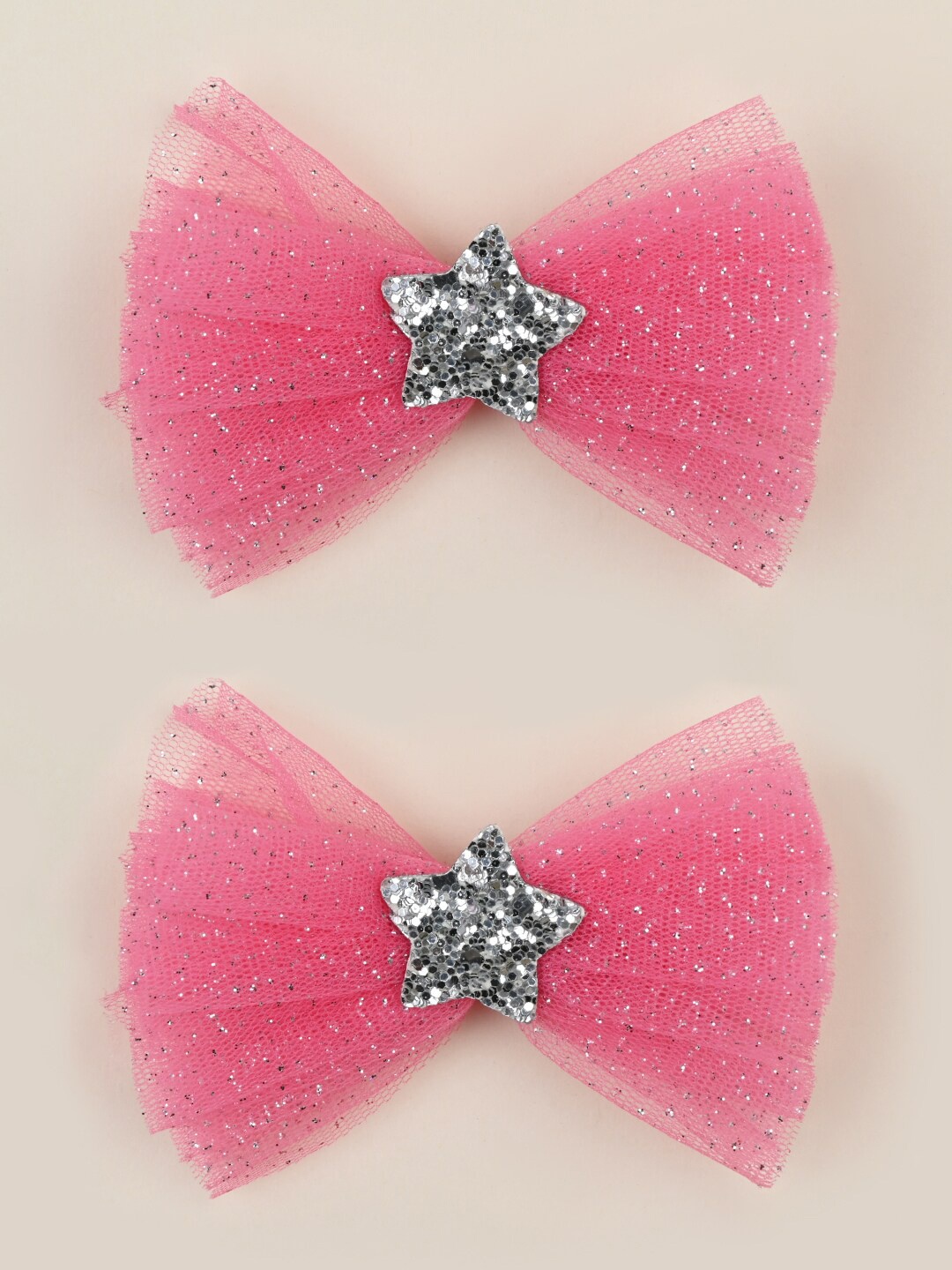 Aye Candy Girls Set of 2 Alligator Hair Clip, Pink
