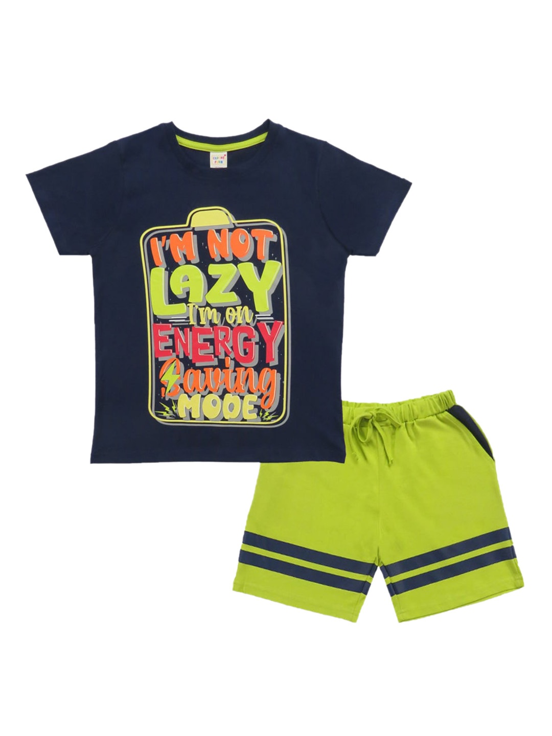 Clothe Funn Boys Graphic Printed Pure Cotton T-Shirt With Shorts Clothing Set, Navy blue
Clothe Funn Boys Graphic Printed Pure Cotton T-Shirt With Shorts Clothing Set, Navy blue