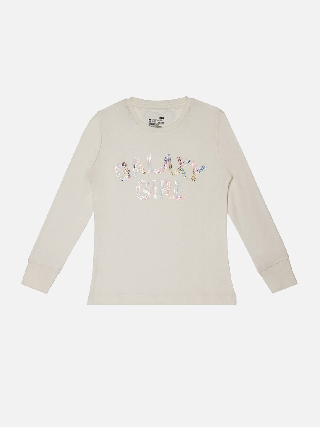 Bodycare Girls Typography Printed Long Sleeves Round Neck Cotton T-shirt, White
Bodycare Girls Typography Printed Long Sleeves Round Neck Cotton T-shirt, White