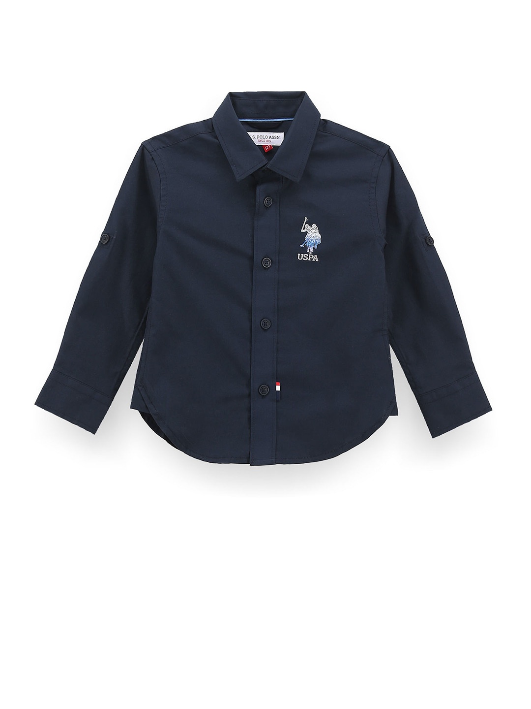 U.S. Polo Assn. Kids Boys Classic Fit Roll-Up Sleeves Twill Weave Cotton Casual Shirt, Blue
U.S. Polo Assn. Kids Boys Classic Fit Roll-Up Sleeves Twill Weave Cotton Casual Shirt, Blue