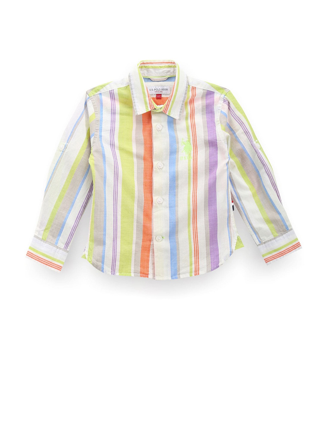 U.S. Polo Assn. Kids Boys Classic Fit Striped Printed Roll-Up Sleeves Casual Shirt, White
U.S. Polo Assn. Kids Boys Classic Fit Striped Printed Roll-Up Sleeves Casual Shirt, White