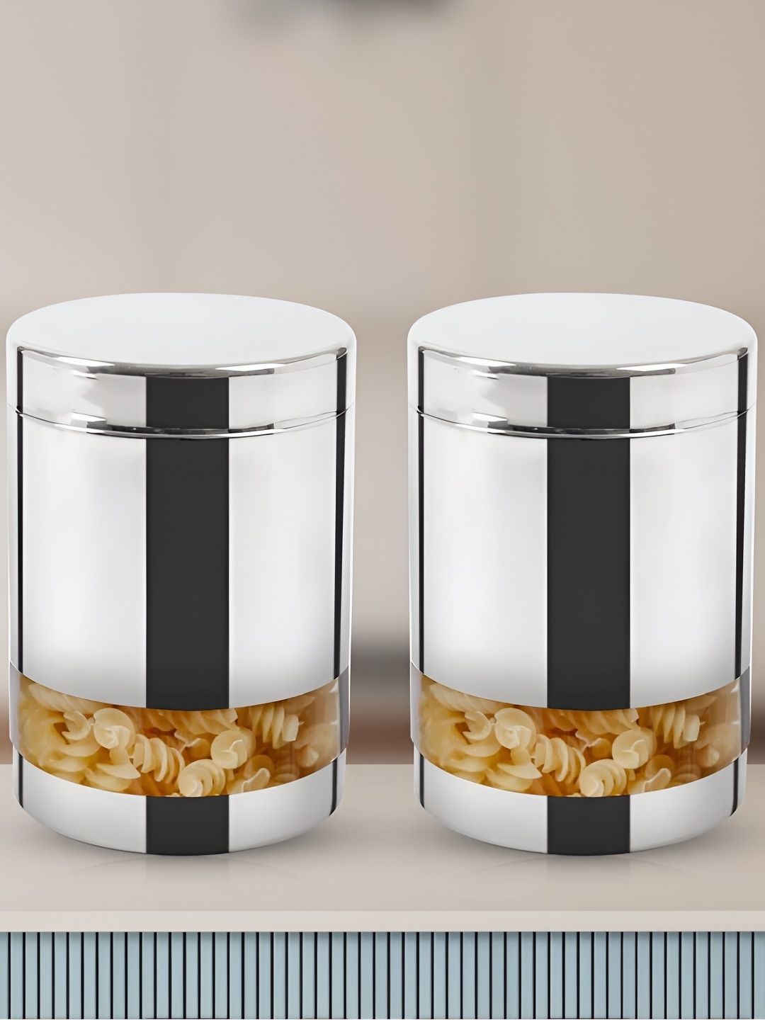 USHA SHRIRAM Silver-Toned 8 Pieces Stainless Steel Food Container 1.05 Ltr Each
USHA SHRIRAM Silver-Toned 8 Pieces Stainless Steel Food Container 1.05 Ltr Each
