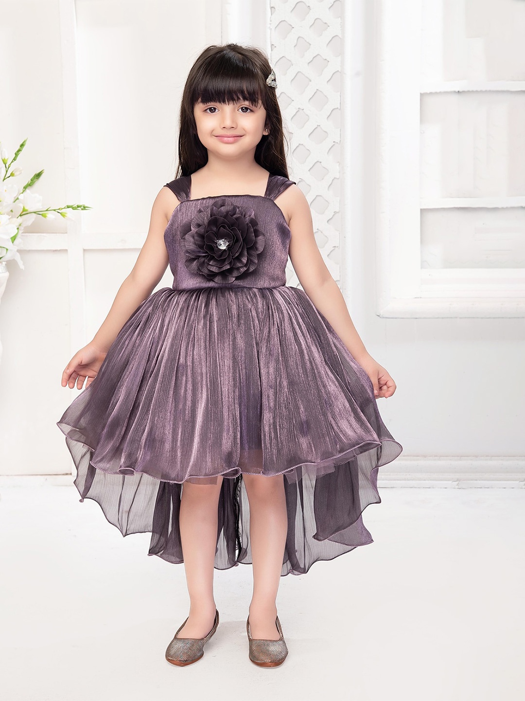 Ministitch Girls Shoulder Straps Sleeveless Applique Fit & Flare Dress, Purple
Ministitch Girls Shoulder Straps Sleeveless Applique Fit & Flare Dress, Purple