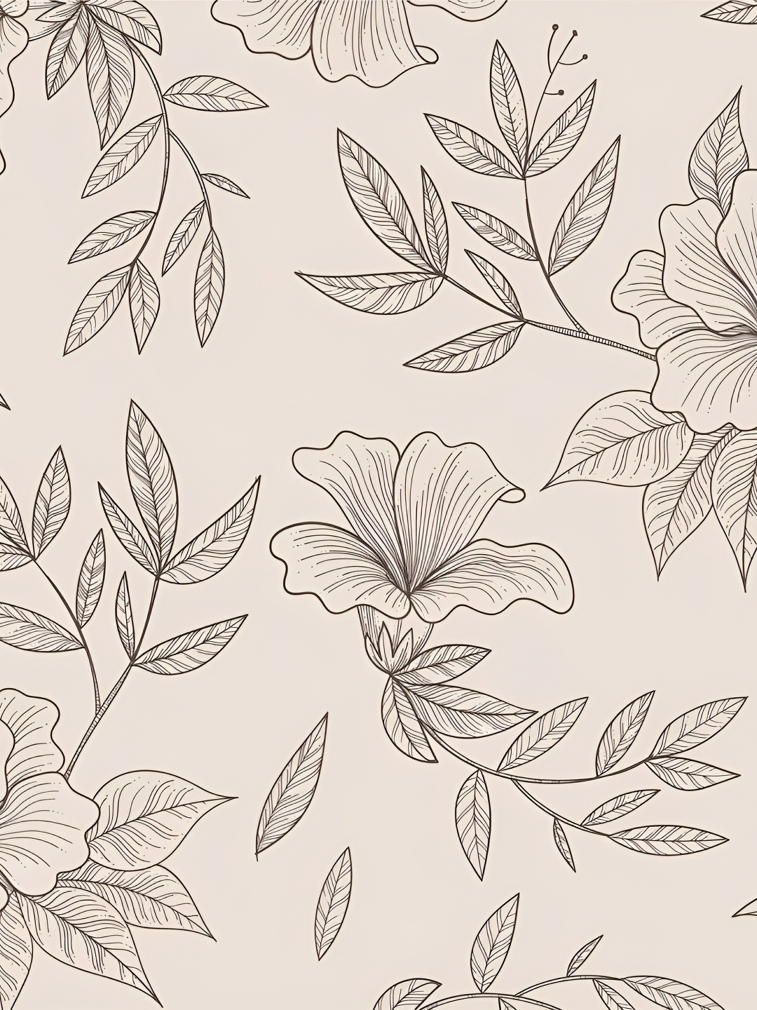 Xivir Beige Printed Self-Adhesive Stickers