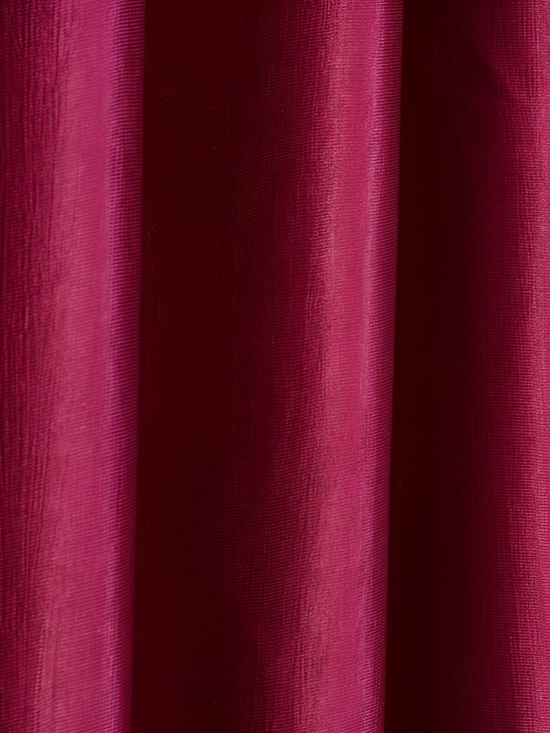 Galaxy Home Decor Burgundy Set of 3 Floral Room Darkening Long Door Curtain
