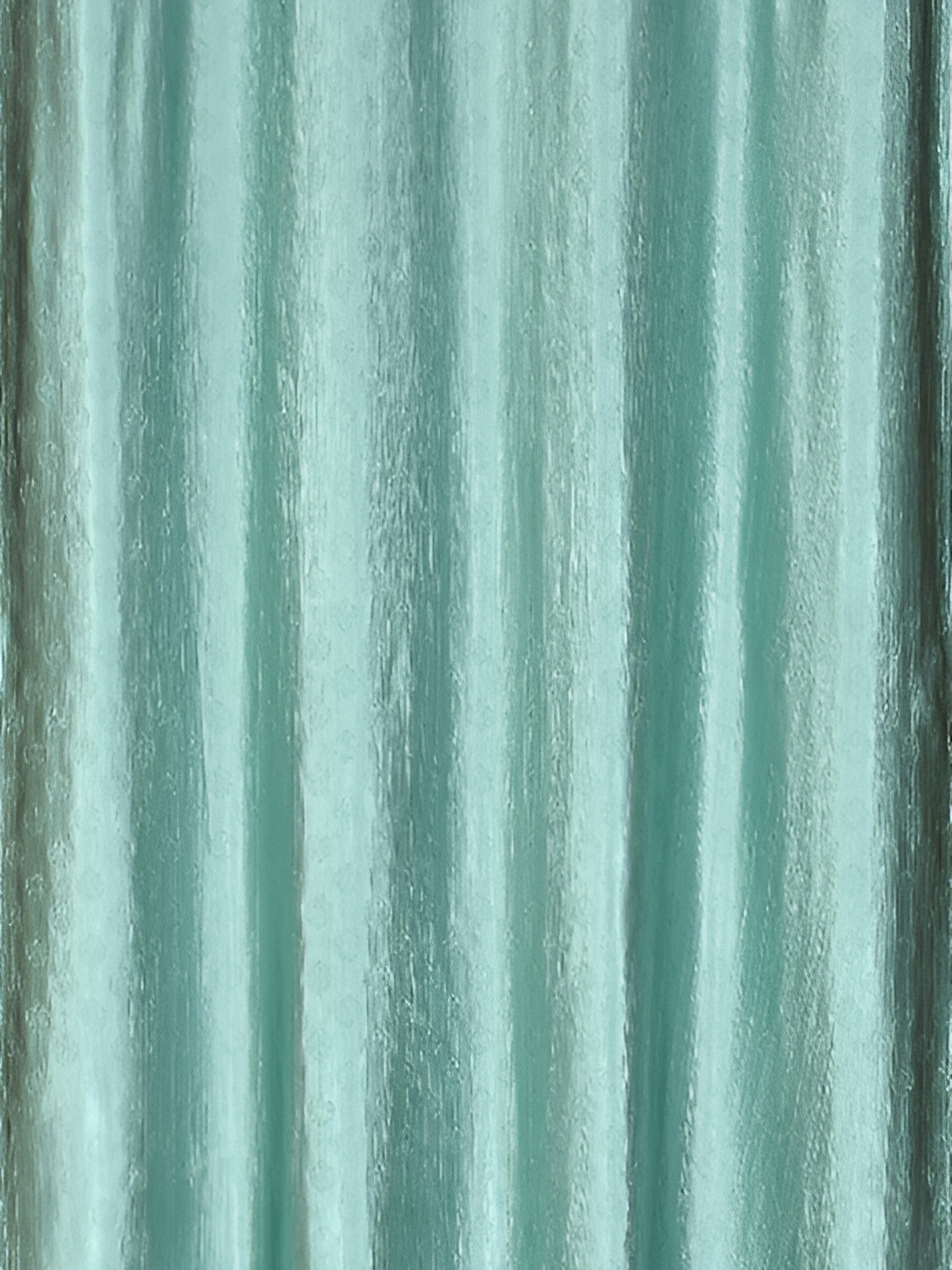 Galaxy Home Decor Turquoise Blue Set of 3 Floral Room Darkening Door Curtain