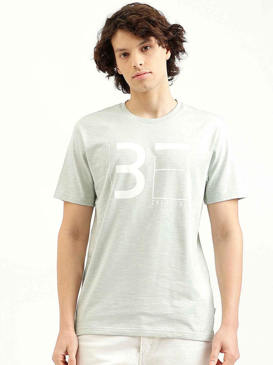 United Colors of Benetton Men Typography Printed Pure Cotton Applique T-shirt, Green
United Colors of Benetton Men Typography Printed Pure Cotton Applique T-shirt, Green