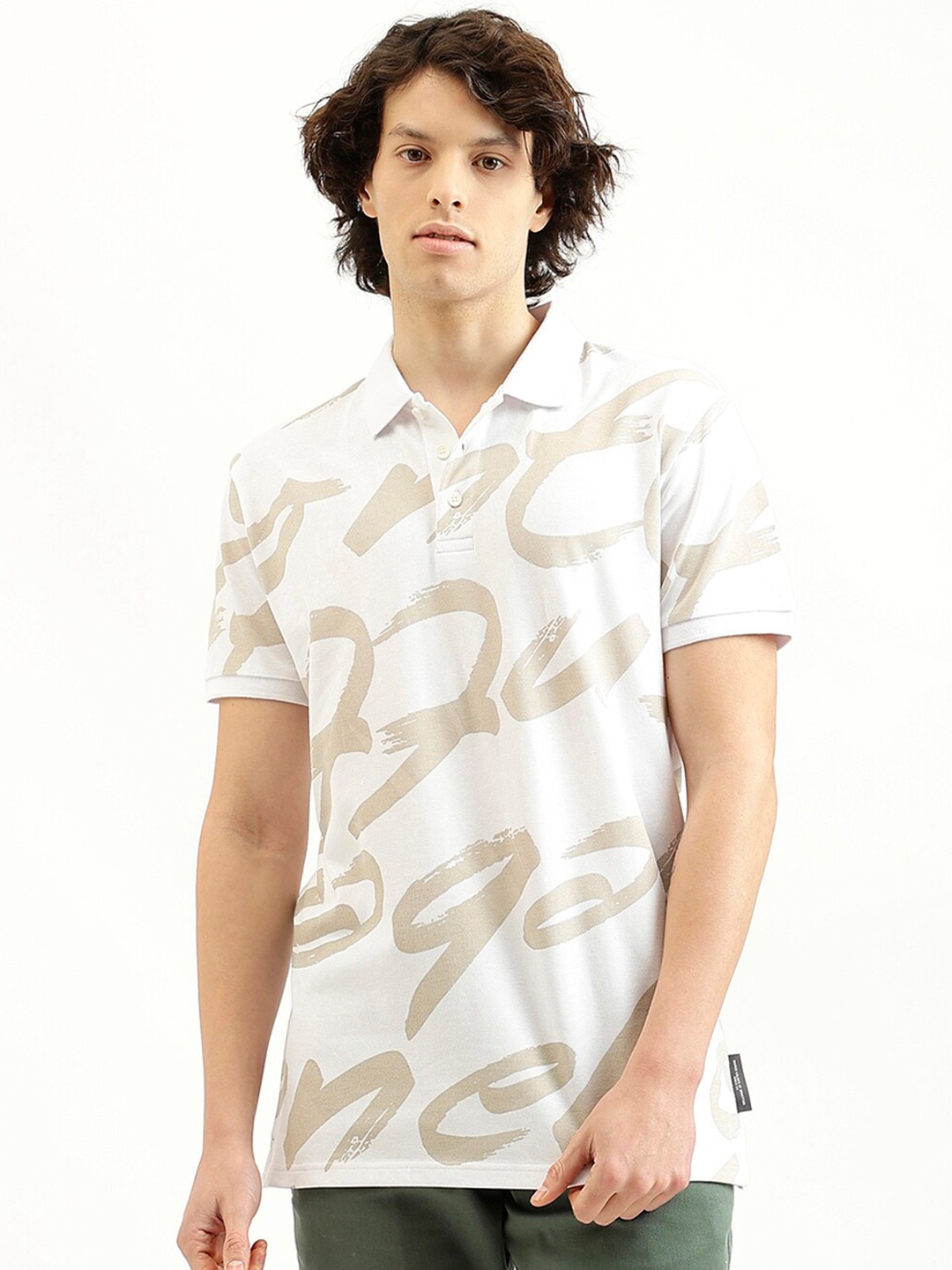 United Colors of Benetton Men Printed Polo Collar Pure Cotton Pockets T-shirt, White
United Colors of Benetton Men Printed Polo Collar Pure Cotton Pockets T-shirt, White