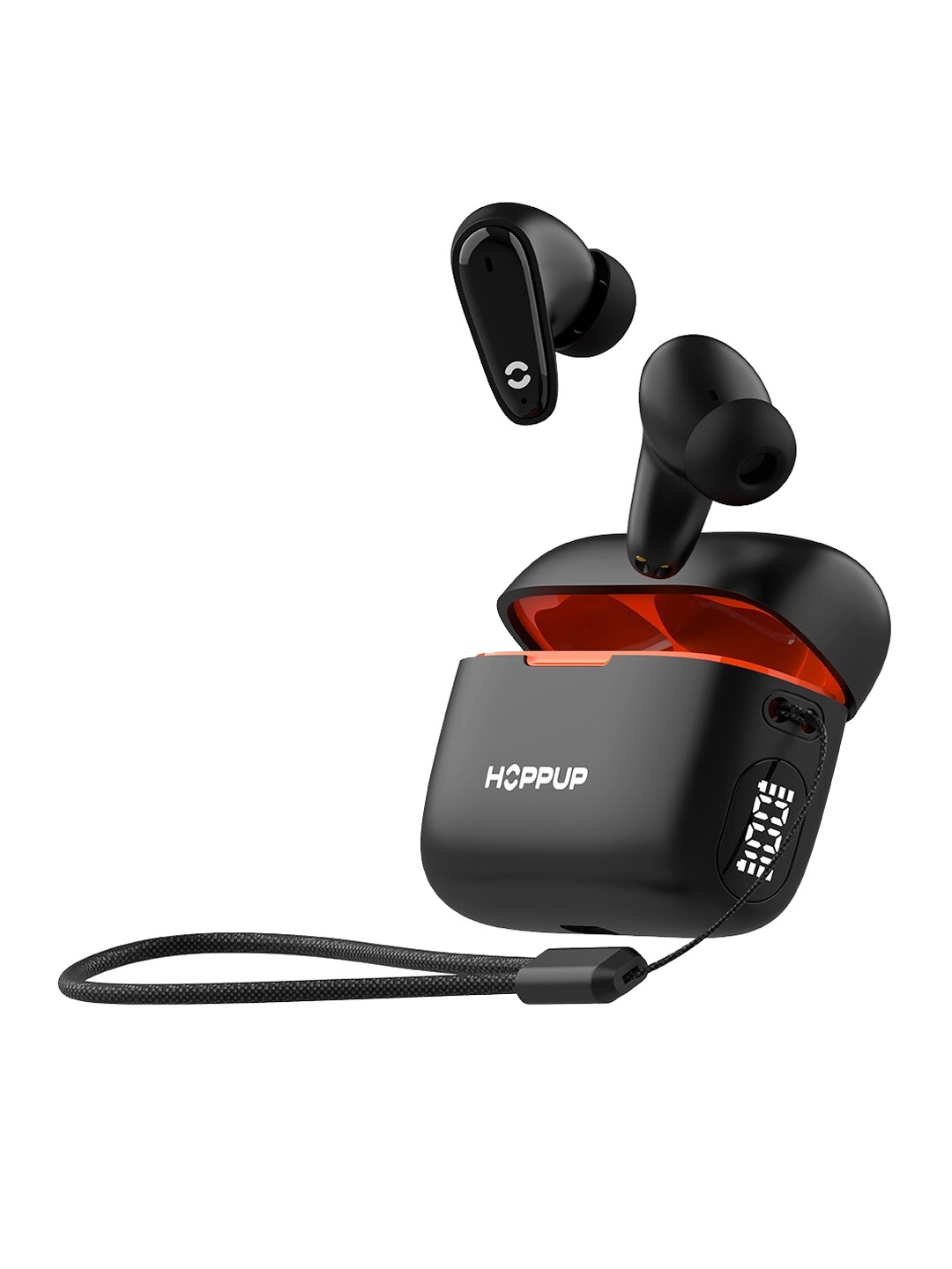 HOPPUP AirDoze D505 with 10MM Drivers, Digital Display & 50 Hours Playtime Headphones, Black
HOPPUP AirDoze D505 with 10MM Drivers, Digital Display & 50 Hours Playtime Headphones, Black
