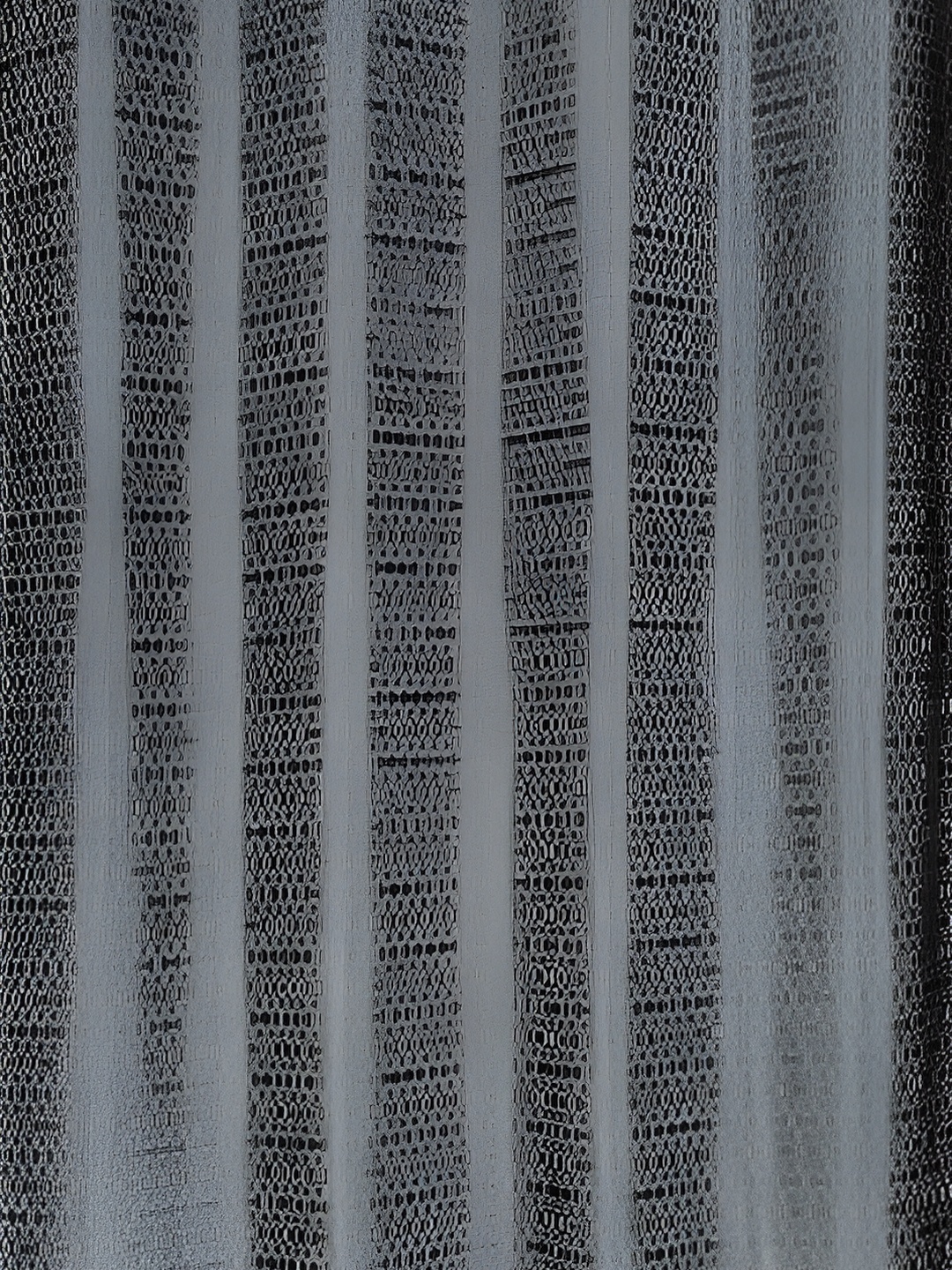 Galaxy Home Decor Grey Floral Room Darkening Long Door Curtain