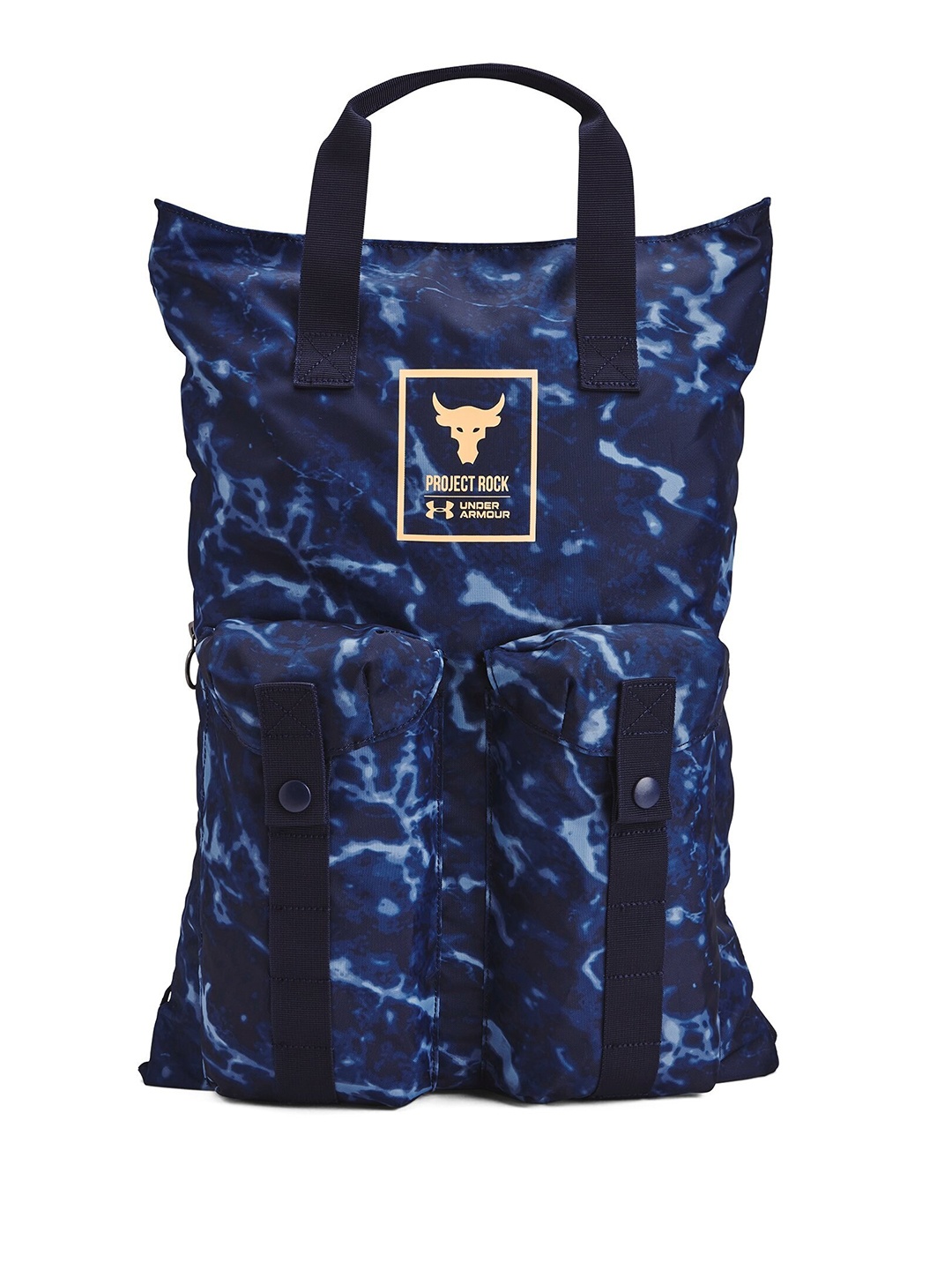 UNDER ARMOUR Unisex Project Rock Gym Sack Backpacks, Blue
