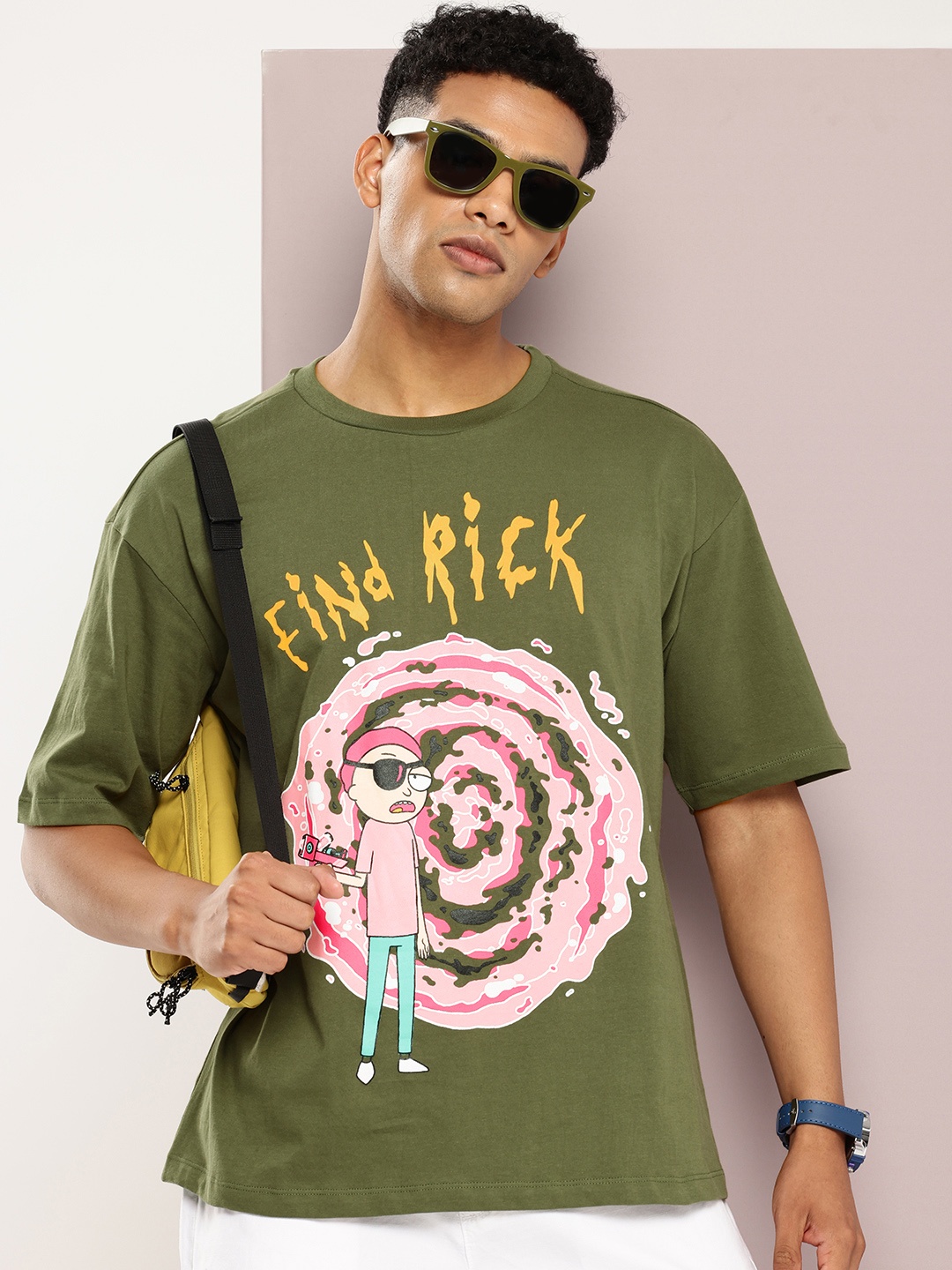 Kook N Keech Rick & Morty Printed Drop-Shoulder Sleeves Pure Cotton Oversized T-shirt, Green
Kook N Keech Rick & Morty Printed Drop-Shoulder Sleeves Pure Cotton Oversized T-shirt, Green