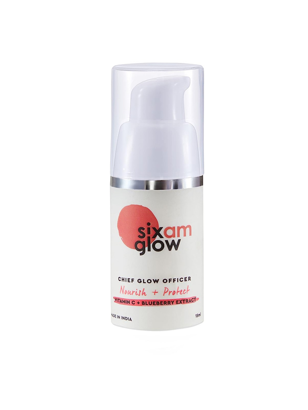 sixam glow Chief Glow Officer Nourish Protect Serum-n-Cream With Vit C + Blueberry - 15ml, White
sixam glow Chief Glow Officer Nourish Protect Serum-n-Cream With Vit C + Blueberry - 15ml, White