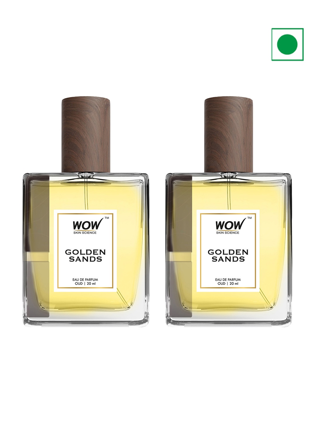 WOW SKIN SCIENCE Men 2Pcs Golden Sands Eau De Parfum - Valentine's Day Gift - 20ml each, Yellow
WOW SKIN SCIENCE Men 2Pcs Golden Sands Eau De Parfum - Valentine's Day Gift - 20ml each, Yellow