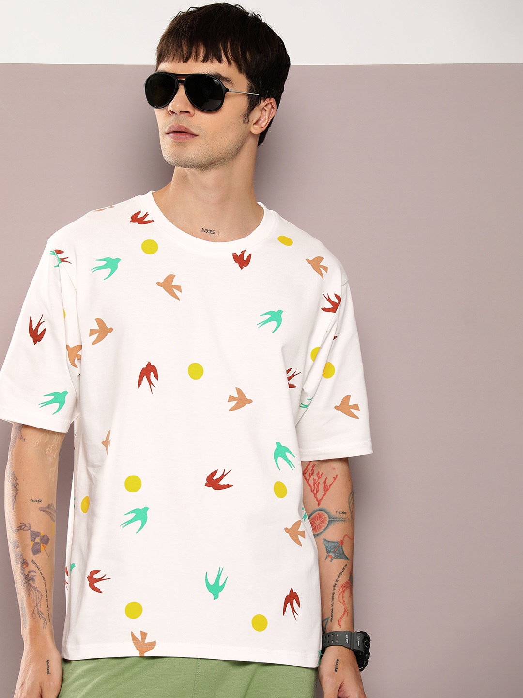 DILLINGER Men Graphic Printed Oversized Drop-Shoulder Sleeves Pure Cotton T-shirt, Off white
DILLINGER Men Graphic Printed Oversized Drop-Shoulder Sleeves Pure Cotton T-shirt, Off white