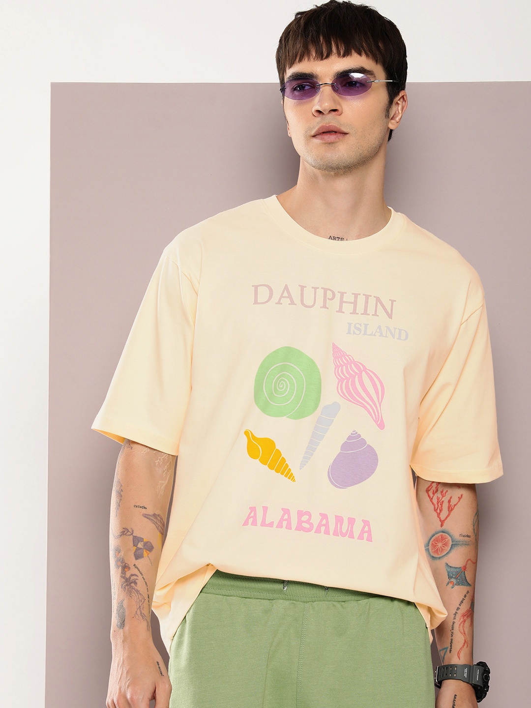 DILLINGER Men Graphic Printed Oversized Drop-Shoulder Sleeves Pure Cotton T-shirt, Off white
DILLINGER Men Graphic Printed Oversized Drop-Shoulder Sleeves Pure Cotton T-shirt, Off white