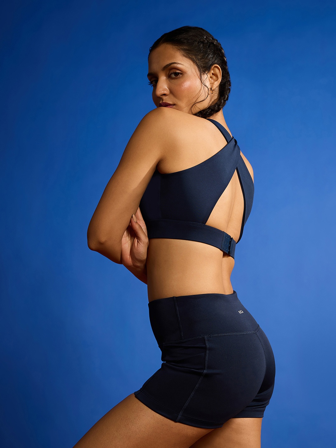 KICA Women High Waisted Booty Shorts With 2 Side Pockets For Dance And Training, Navy blue
KICA Women High Waisted Booty Shorts With 2 Side Pockets For Dance And Training, Navy blue