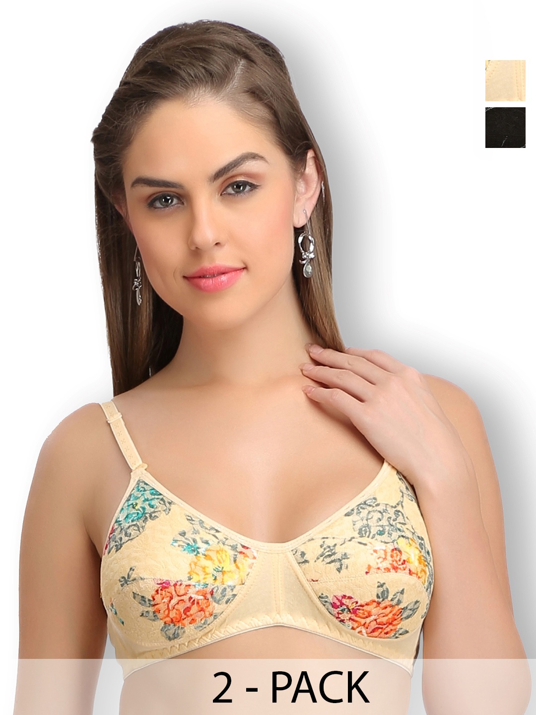 SELFCARE Pack Of 2 Full Coverage All Day Comfort Anti Odour Super Support T-shirt Bras, Beige
SELFCARE Pack Of 2 Full Coverage All Day Comfort Anti Odour Super Support T-shirt Bras, Beige