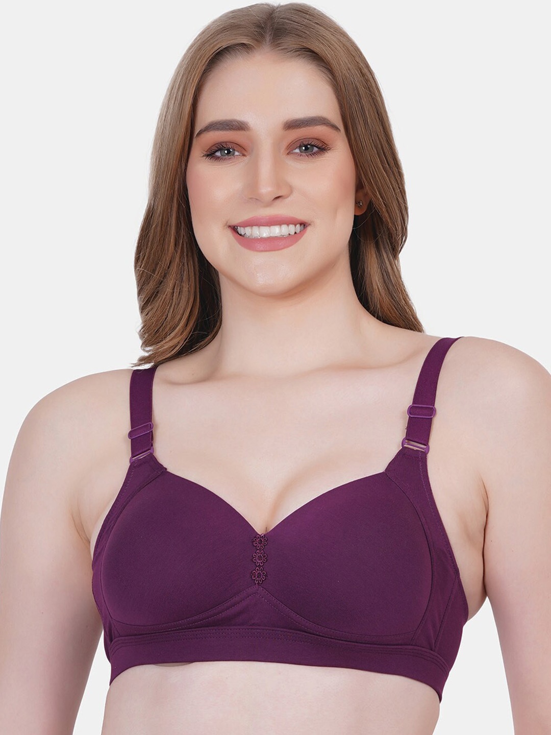 Reveira Medium Coverage All Day Comfort Super Support Dry Fit Cotton Balconette Bra, Purple
Reveira Medium Coverage All Day Comfort Super Support Dry Fit Cotton Balconette Bra, Purple