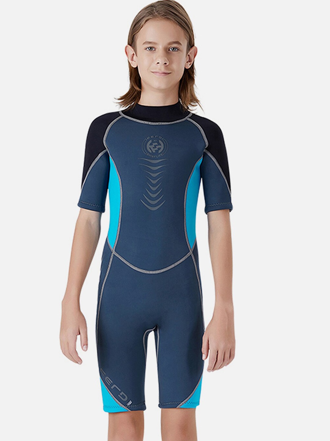 Little Surprise Box LLP Kids Colourblocked Quick Dry Legsuit With Washbag, Blue
Little Surprise Box LLP Kids Colourblocked Quick Dry Legsuit With Washbag, Blue