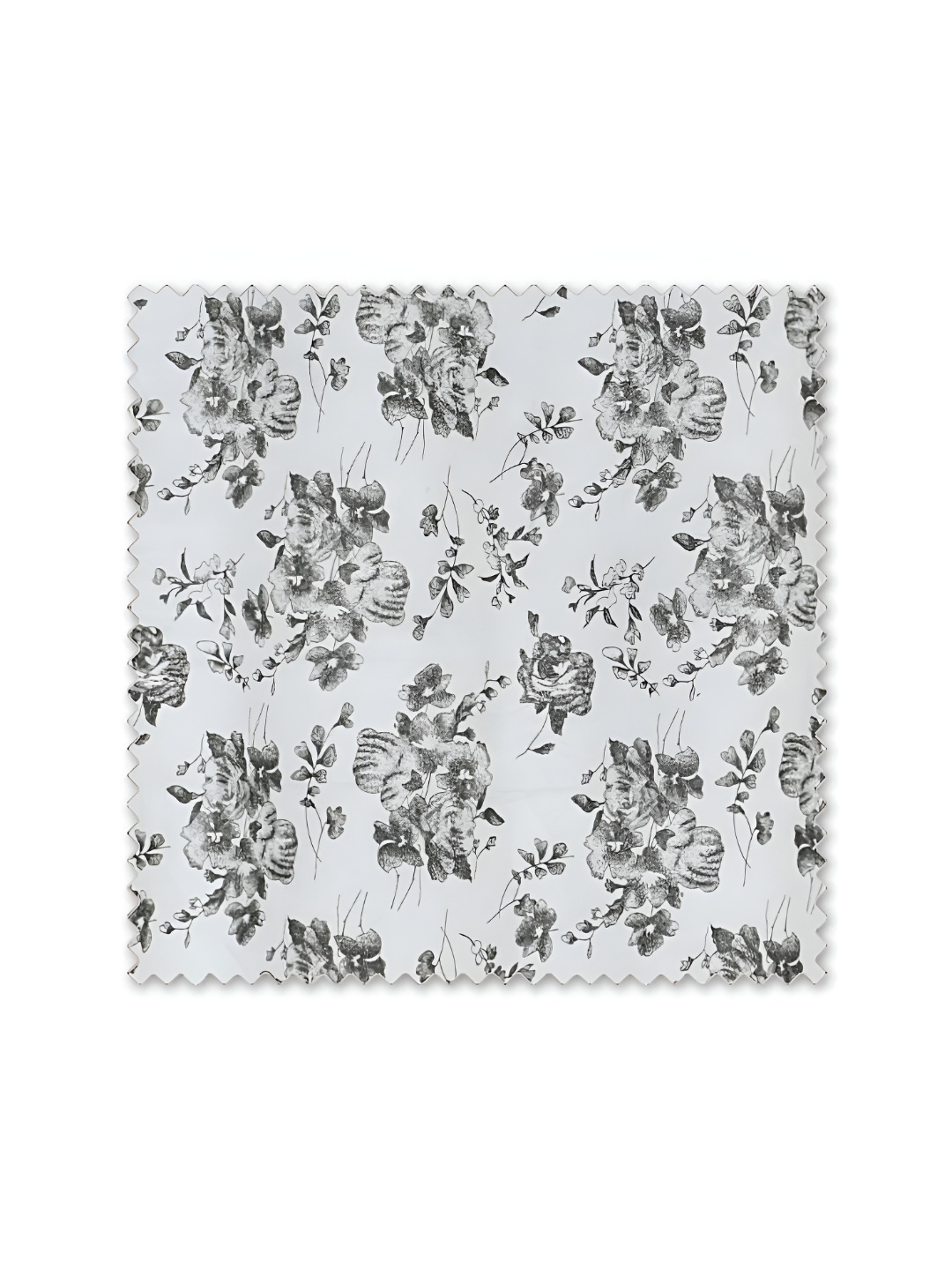 Galaxy Home Decor Off White Floral Room Darkening Long Door Curtain