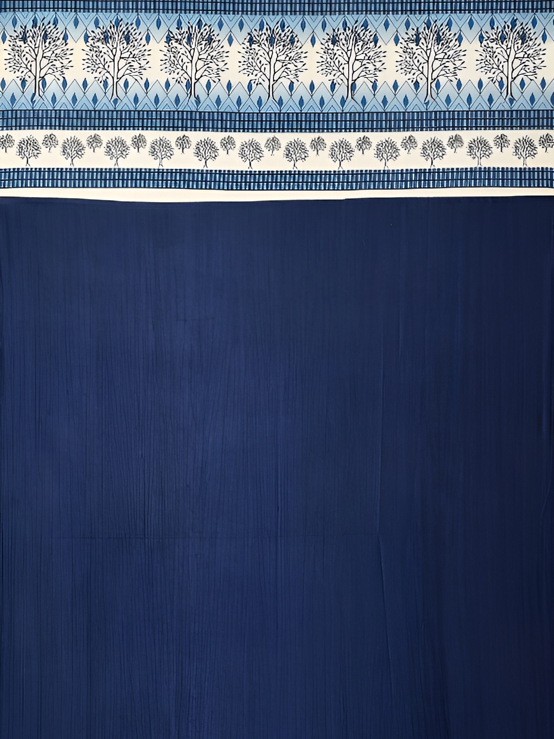 Galaxy Home Decor Blue Floral Room Darkening Window Curtain
