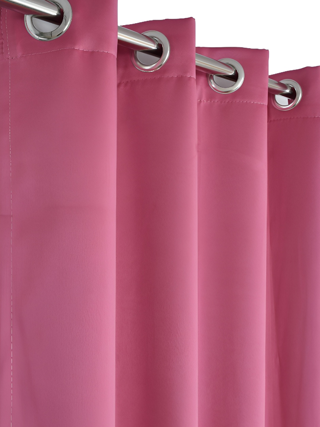Galaxy Home Decor Pink Floral Room Darkening Long Door Curtain