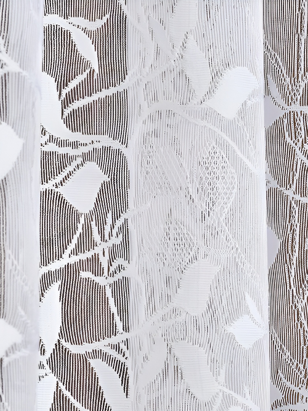 Galaxy Home Decor Off White Set of 2 Floral Room Darkening Door Curtain