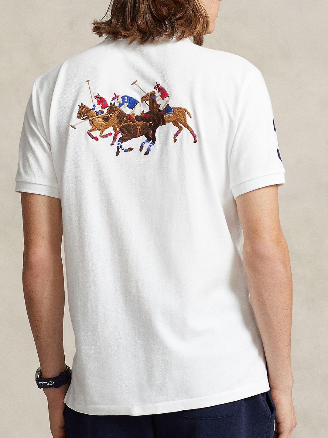 Polo Ralph Lauren Abstract Printed Polo Collar Cotton Slim-Fit T-Shirt, White
Polo Ralph Lauren Abstract Printed Polo Collar Cotton Slim-Fit T-Shirt, White