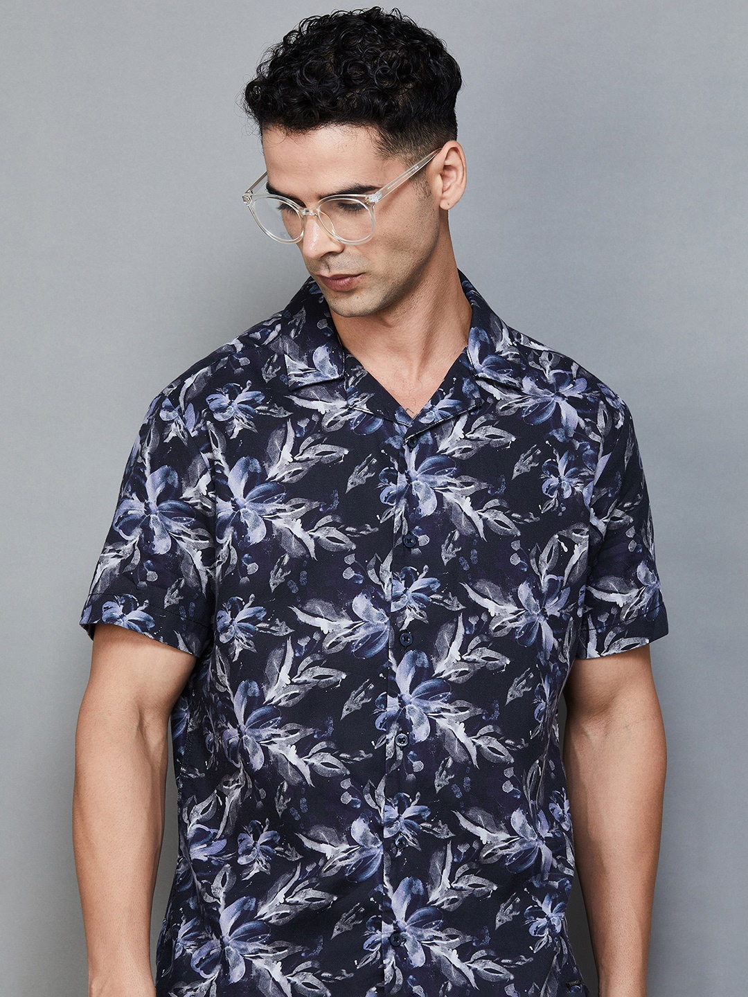 CODE by Lifestyle Floral Printed Cotton Spread Collar Curved Casual Shirt, Black
CODE by Lifestyle Floral Printed Cotton Spread Collar Curved Casual Shirt, Black