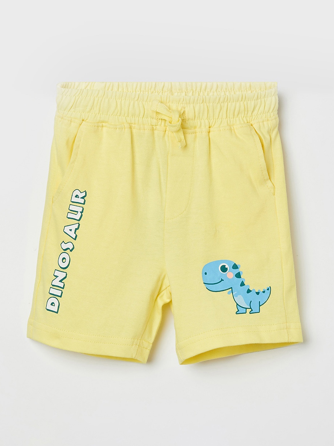 Juniors by Lifestyle Infant Boys Mid-Rise Graphic Printed Pure Cotton Shorts, Yellow
Juniors by Lifestyle Infant Boys Mid-Rise Graphic Printed Pure Cotton Shorts, Yellow