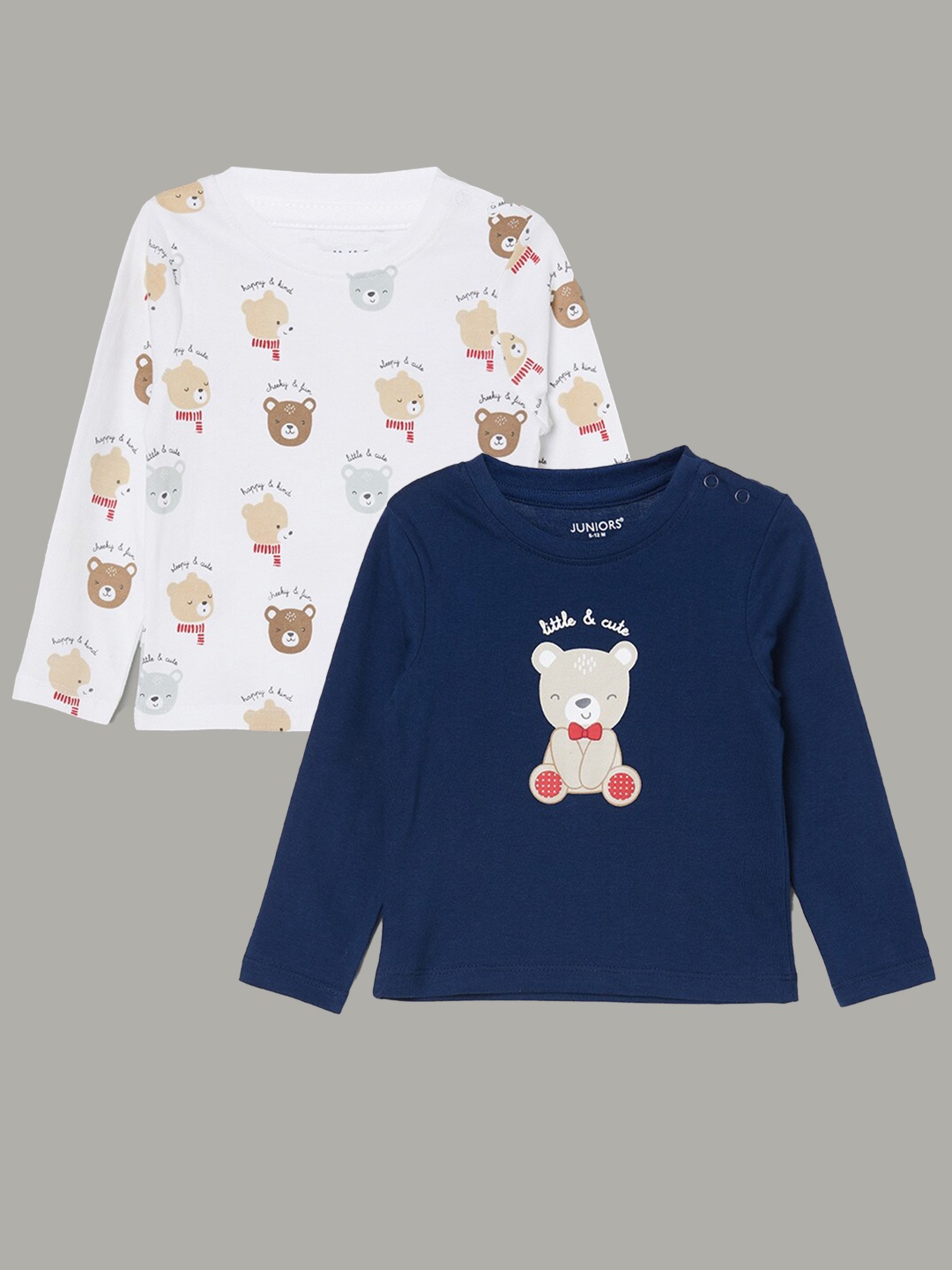 Juniors by Lifestyle Boys Pack Of 2 Graphic Printed Long Sleeves Cotton T-shirts, White
Juniors by Lifestyle Boys Pack Of 2 Graphic Printed Long Sleeves Cotton T-shirts, White