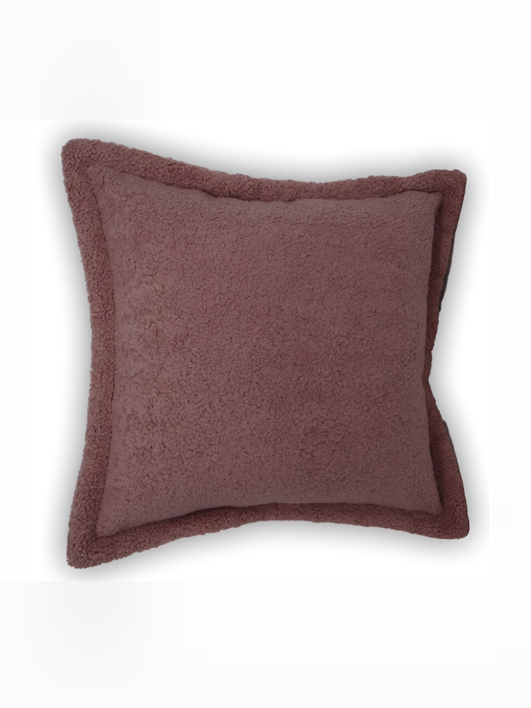 Chann Studio Brown Square Cushion Cover