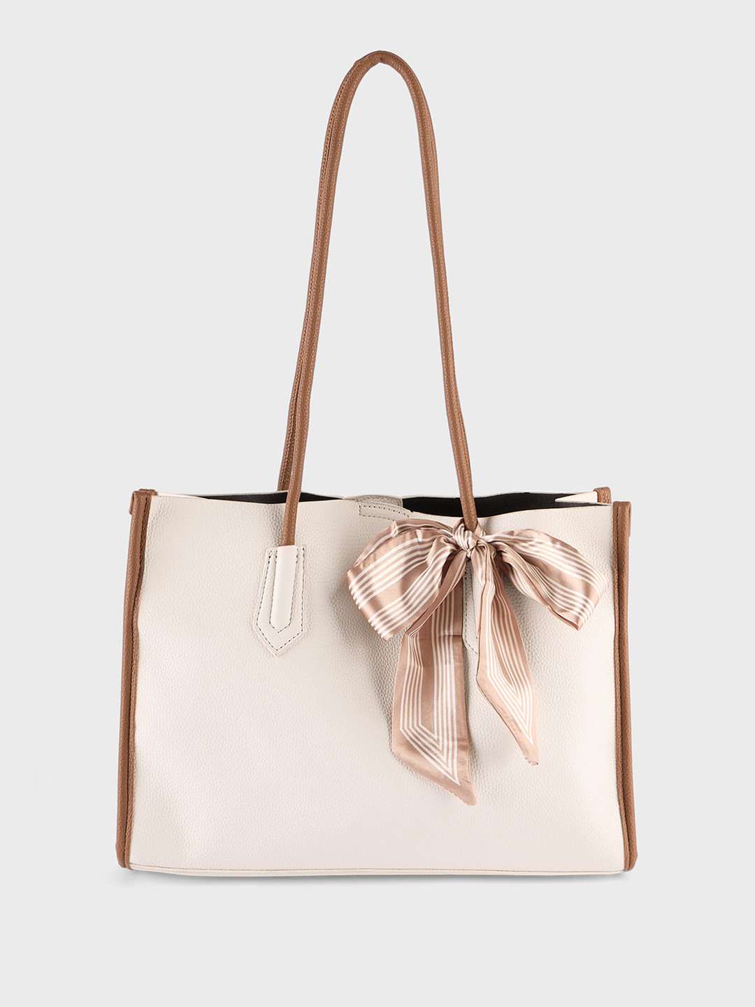 20Dresses Off White Structured Tote Bag
20Dresses Off White Structured Tote Bag