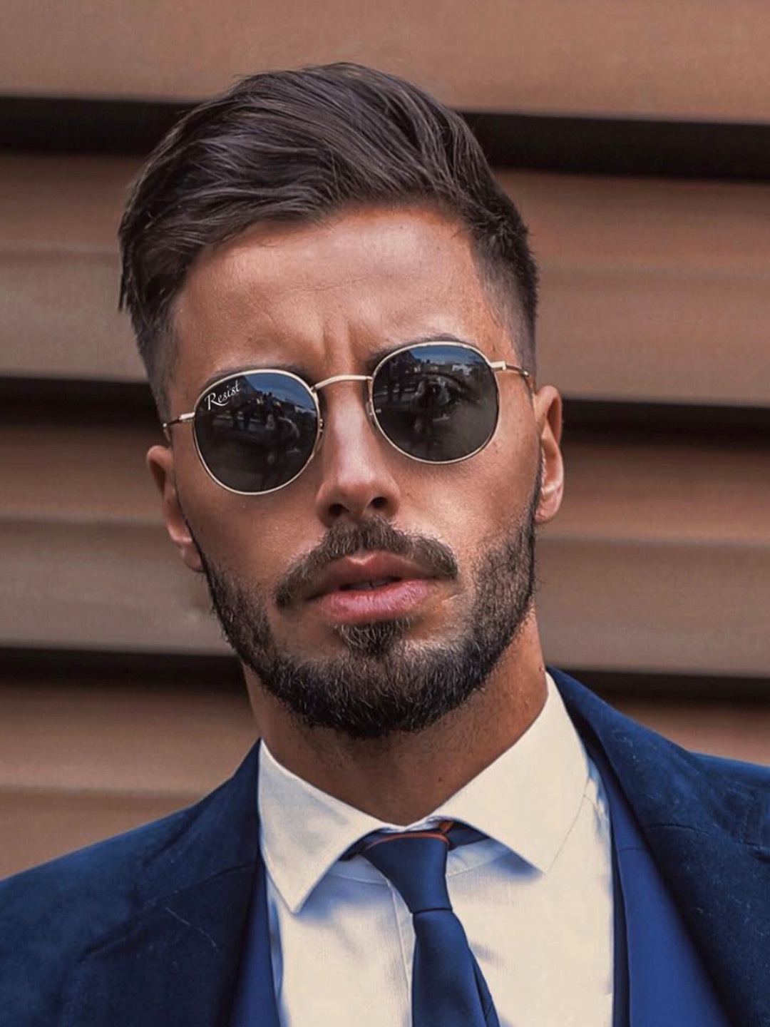 RESIST EYEWEAR Unisex Round Sunglasses With UV Protected Lens Thomas Gold Black1, Black
RESIST EYEWEAR Unisex Round Sunglasses With UV Protected Lens Thomas Gold Black1, Black