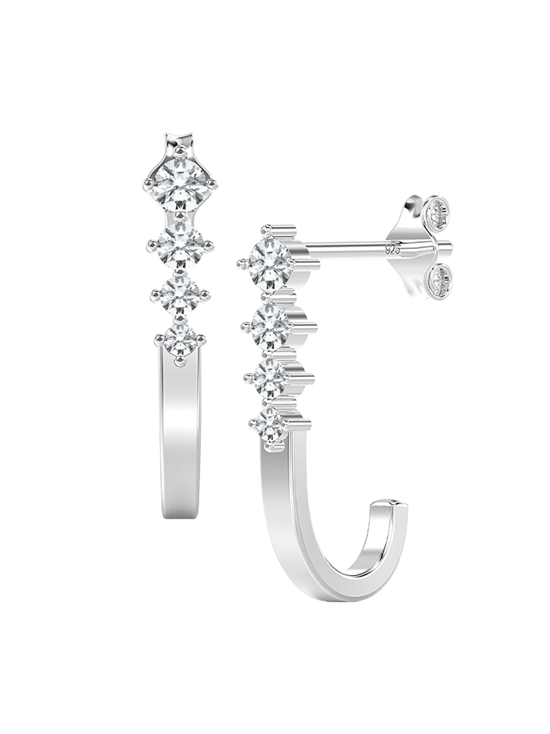 LeCalla 925 Sterling Silver BIS Hallmarked Silver Plated Contemporary Studs Earrings
LeCalla 925 Sterling Silver BIS Hallmarked Silver Plated Contemporary Studs Earrings